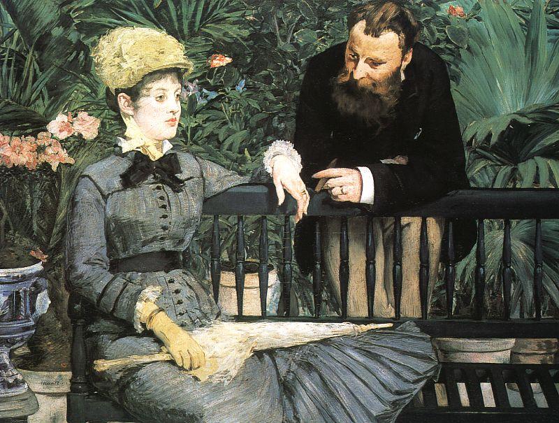 Edouard Manet In the Conservatory China oil painting art